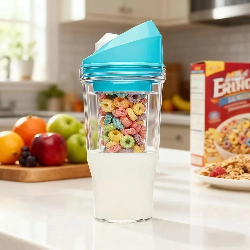 Milk Travel Cup &amp; Portable Cereal