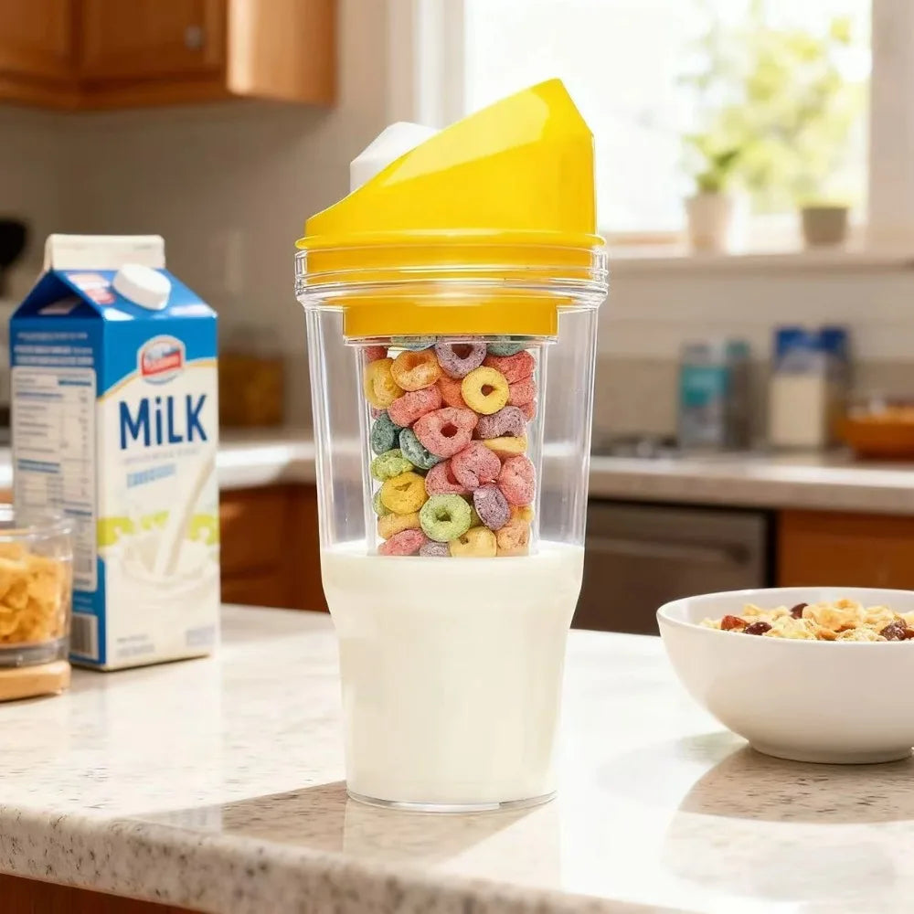 Milk Travel Cup &amp; Portable Cereal
